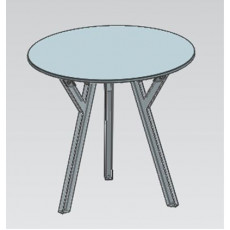 Masă Vitra TB-06-80N, Black Masă Vitra TB-06-80N, Black