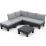 Set mobila de grădină Keter Elements set 257361, Graphite/Coolgrey