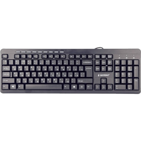 Клавиатура проводная Gembird KB-UM-106 Black