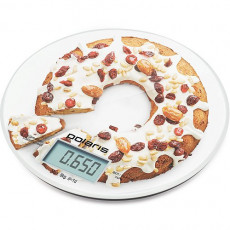 Cântar de bucătărie Polaris PKS0855DG, White/Cake Cântar de bucătărie Polaris PKS0855DG, White/Cake