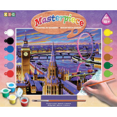 Sequin Art Paint by Numbers SQ0422 Set creativ ,,Londra'' Sequin Art Paint by Numbers SQ0422 Set creativ ,,Londra''