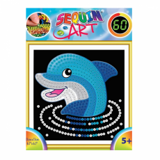 Sequin Art SQ1327 Set creativ cu paiete ,,60 Delfin'' Sequin Art SQ1327 Set creativ cu paiete ,,60 Delfin''