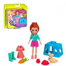 Mattel Polly Pocket GDM11 Set de joaca ,,Lila si Mascota sa'' Mattel Polly Pocket GDM11 Set de joaca ,,Lila si Mascota sa''