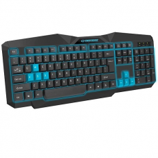 Tastatură cu fir Esperanza EGK201B Black/Blue