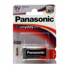 Батарея прямоугольная Panasonic 1xCrona (6LR61REE/1BR)