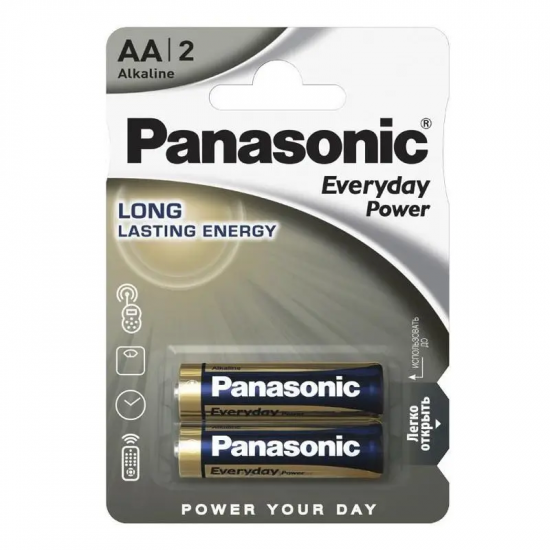 Батарейки Panasonic 2xAA (LR6REE/2BR)