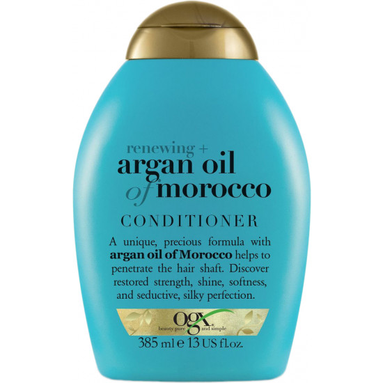 Balsam de par OGX Argan Oil of Morocco Renewing+ regenerant cu ulei de Argan, 385 ml
