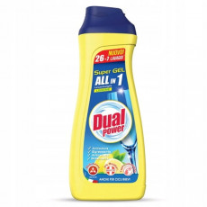 Soluție pentru mașina de spălat vase Dual Power Super Gel All in 1 Lemon, 0,66 L Soluție pentru mașina de spălat vase Dual Power Super Gel All in 1 Lemon, 0,66 L