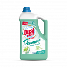 Soluție pentru spălarea pardoselelor Dual Power Green Apple & Jasmine, 5 L Soluție pentru spălarea pardoselelor Dual Power Green Apple & Jasmine, 5 L