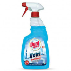 Spray pentru curățarea suprafețelor din sticlă Dual Power, 0.75 L Spray pentru curățarea suprafețelor din sticlă Dual Power, 0.75 L
