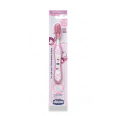 Periuță de dinți pentru copii Chicco, Pink Periuță de dinți pentru copii Chicco, Pink