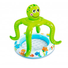 Piscină pentru copii Intex Smiling Octopus 57115, 104 x 102 cm, 45 L