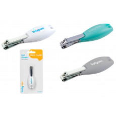 Unghieră pentru copii BabyOno cu mâner ergonomic, Turquoise Unghieră pentru copii BabyOno cu mâner ergonomic, Turquoise
