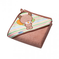 Prosop cu glugă BabyOno FROTTE cu glugă, Brown Prosop cu glugă BabyOno FROTTE cu glugă, Brown