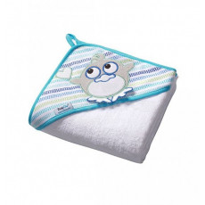 Prosop cu glugă BabyOno FROTTE cu glugă, White Prosop cu glugă BabyOno FROTTE cu glugă, White