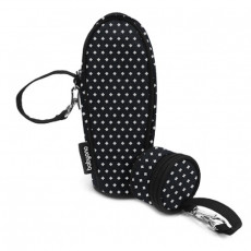 Termoconteiner universal pentru sticle + husă pentru suzetă BabyOno Black Termoconteiner universal pentru sticle + husă pentru suzetă BabyOno Black