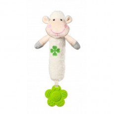 BabyOno 0606 Jucărie de pluș cu sunete "Sweet Lambie" cu inel pentru dentiție BabyOno 0606 Jucărie de pluș cu sunete "Sweet Lambie" cu inel pentru dentiție
