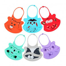 Bavetă BabyOno cu imagine с картинкой Red/Blue/Violet/Grey Bavetă BabyOno cu imagine с картинкой Red/Blue/Violet/Grey