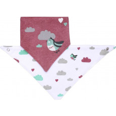 Bavetă eșarfă 2 în 1 BabyOno cu eșarfă 2 în 1 Multicolor 2 buc. Bavetă eșarfă 2 în 1 BabyOno cu eșarfă 2 în 1 Multicolor 2 buc.