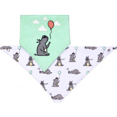 Bavetă eșarfă 2 în 1 BabyOno cu eșarfă 2 în 1 Multicolor 2 buc. Bavetă eșarfă 2 în 1 BabyOno cu eșarfă 2 în 1 Multicolor 2 buc.
