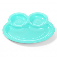 Farfurie BabyOno FROG cu 3 compartimente Turquoiose Farfurie BabyOno FROG cu 3 compartimente Turquoiose