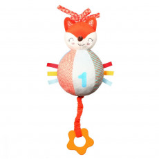 BabyOno 1167 Jucărie-dentiție "Fox Vincent" cu cutie muzicală BabyOno 1167 Jucărie-dentiție "Fox Vincent" cu cutie muzicală