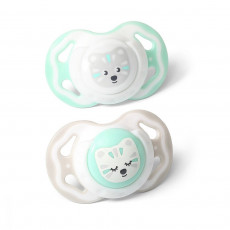 Suzetă din silicon BabyOno simetrica Turquoiose 2 buc. Suzetă din silicon BabyOno simetrica Turquoiose 2 buc.