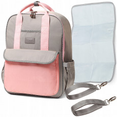 Rucsac pentru mama/cărucior BabyOno LONDON LOOK Pink Rucsac pentru mama/cărucior BabyOno LONDON LOOK Pink