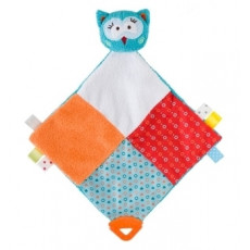 BabyOno 1604 Jucărie de pluș "Bufnita Hannah" cu zornaitoare și cu inel pentru dentiție BabyOno 1604 Jucărie de pluș "Bufnita Hannah" cu zornaitoare și cu inel pentru dentiție