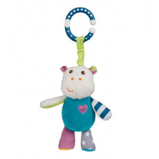 BabyOno 1620 Jucărie cu pandantiv "Hipopotam Mickey" cu vibrație BabyOno 1620 Jucărie cu pandantiv "Hipopotam Mickey" cu vibrație