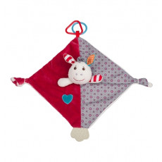BabyOno 1623 Jurărie de pluș "Măgăruşul Frankie" cu zornaitoare și cu inel pentru dentiție BabyOno 1623 Jurărie de pluș "Măgăruşul Frankie" cu zornaitoare și cu inel pentru dentiție