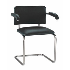 Scaun birou Nowy Styl SYLWIA Arm chrome, V, negru Scaun birou Nowy Styl SYLWIA Arm chrome, V, negru