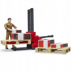 BRUDER bWorld 62210-Figurină serviciului de livrare BRUDER bWorld 62210-Figurină serviciului de livrare