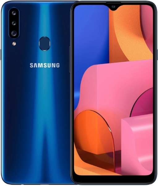 samsung a20s blue colour