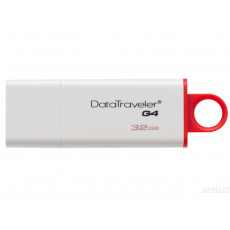 32 GB USB 3.0 Stick USB Kingston DataTraveler G4, White/Red (DTIG4/32GB) 32 GB USB 3.0 Stick USB Kingston DataTraveler G4, White/Red (DTIG4/32GB)