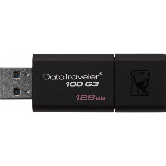 USB накопитель Kingston DataTraveler 100 G3, 128 ГБ, Black (DT100G3/128GB)