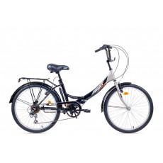 Bicicletă Aist Smart 24" 2.0, Black-White Bicicletă Aist Smart 24" 2.0, Black-White