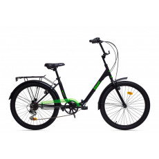 Bicicletă Aist Smart 24" 2.1, Black-Green Bicicletă Aist Smart 24" 2.1, Black-Green