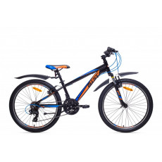 Bicicletă Aist Rocky Junior 2.0, Black-Orange Bicicletă Aist Rocky Junior 2.0, Black-Orange