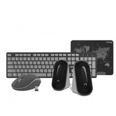 Set Natec Gaming Kit 4 in 1 Black/Grey, USB (NKL-1179) Set Natec Gaming Kit 4 in 1 Black/Grey, USB (NKL-1179)