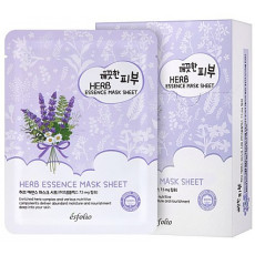 Esfolio Pure Skin Herb Essence Mask - Mască de pânză cu extract de ierburi Esfolio Pure Skin Herb Essence Mask - Mască de pânză cu extract de ierburi