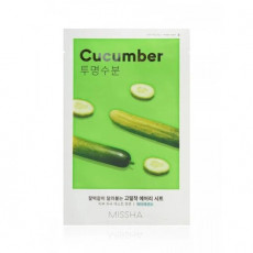 Missha Sheet Mask Cucumber - Mască din pânză pentru față cu extract de castravete Missha Sheet Mask Cucumber - Mască din pânză pentru față cu extract de castravete