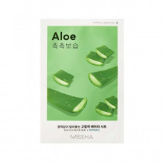 Missha Sheet Mask Aloe - Mască din pânză pentru față cu extract de aloe Missha Sheet Mask Aloe - Mască din pânză pentru față cu extract de aloe