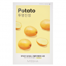 Missha Sheet Mask Potato - Mască din pânză pentru față cu extract de cartof Missha Sheet Mask Potato - Mască din pânză pentru față cu extract de cartof