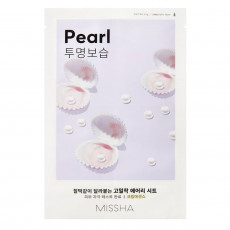 Missha Sheet Mask Pearl - Mască din pânză pentru față cu extract de perle Missha Sheet Mask Pearl - Mască din pânză pentru față cu extract de perle