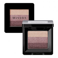 Missha Triple Shadow (1 Brownie Pink) - Fard pentru pleoape Missha Triple Shadow (1 Brownie Pink) - Fard pentru pleoape