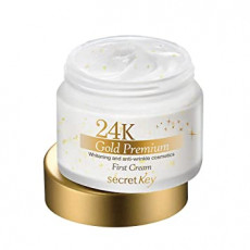 Secret Key 24K Gold Premium First Cream - Cremă pentru față anti-îmbătrânire cu extract de aur Secret Key 24K Gold Premium First Cream - Cremă pentru față anti-îmbătrânire cu extract de aur