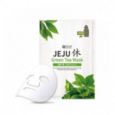 SNP Jeju Rest Green Tea Mask - Mască de pânză cu extract de ceai verde SNP Jeju Rest Green Tea Mask - Mască de pânză cu extract de ceai verde