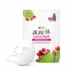 SNP Jeju Rest Cactus Mask - Mască din pânză pentru față cu extract de cactus SNP Jeju Rest Cactus Mask - Mască din pânză pentru față cu extract de cactus