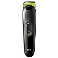 Trimmer Braun MGK3220, Black/Green Trimmer Braun MGK3220, Black/Green
